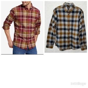 ! Eddie Bauer Men's Flannel shirt. Classic Fit.Size Small